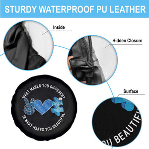 Autism Awareness Spare Tire Cover What Makes You Different Is What Makes You Beautiful TS10 Print Your Wear