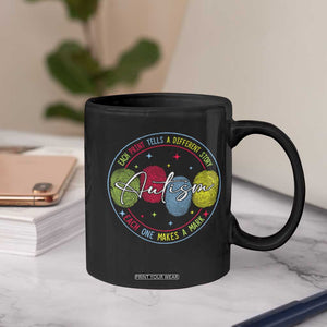 Autism Coffee Mug Fingerprint Autism Each Print Tells A Different Story TS09 Print Your Wear