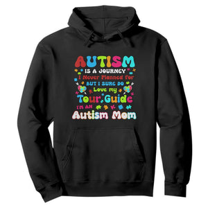 Autism Mom's Journey Hoodie TS10 Black Print Your Wear