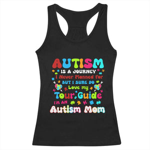 Autism Mom's Journey Racerback Tank Top TS10 Black Print Your Wear