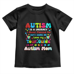 Autism Mom's Journey Toddler T Shirt TS10 Black Print Your Wear