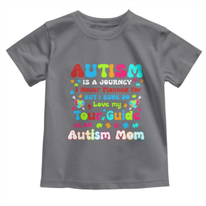 Autism Mom's Journey Toddler T Shirt TS10 Charcoal Print Your Wear