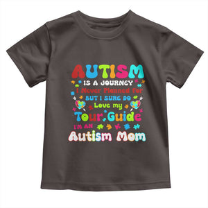 Autism Mom's Journey Toddler T Shirt TS10 Dark Chocolate Print Your Wear