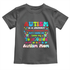 Autism Mom's Journey Toddler T Shirt TS10 Dark Heather Print Your Wear