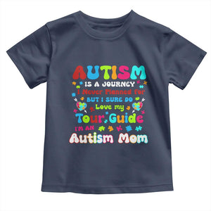 Autism Mom's Journey Toddler T Shirt TS10 Navy Print Your Wear