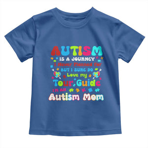 Autism Mom's Journey Toddler T Shirt TS10 Royal Blue Print Your Wear