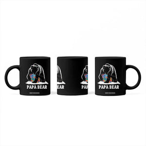 Autism Papa Bear Coffee Mug Support Autistic Matching Family Dad TS02 Print Your Wear