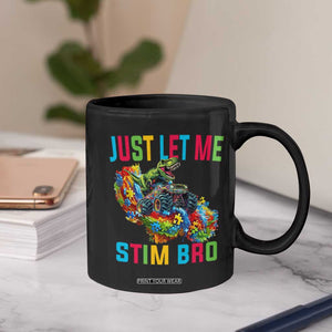 Autistic Dino Rex Driving Monster Truck Coffee Mug Autism Is My Superpower TS02 Print Your Wear