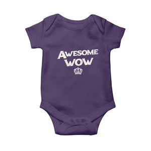 Awesome Wow Baby Onesie Alexander Hamilton Lover TS10 Purple Print Your Wear