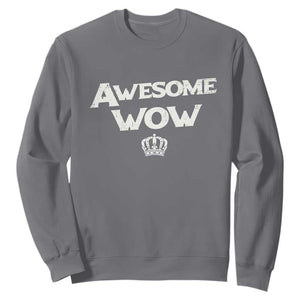 Awesome Wow Sweatshirt Alexander Hamilton Lover TS10 Charcoal Print Your Wear