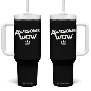 Awesome Wow Tumbler With Handle Alexander Hamilton Lover TS10 One Size: 40 oz Black Print Your Wear