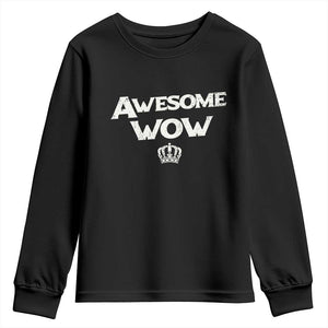 Awesome Wow Youth Sweatshirt Alexander Hamilton Lover TS10 Black Print Your Wear