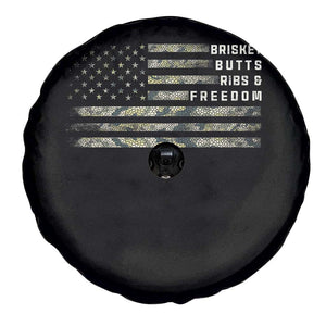 BBQ Spare Tire Cover Grilling Gifts For Grill Dad Meat Smoker Grill Camo Flag TS10 Print Your Wear