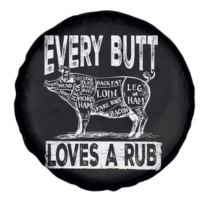 BBQ Spare Tire Cover Pork Butt Rub Dad Grill Gift TS10 Print Your Wear