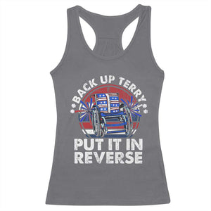 Back It Up Terry Put It In Reverse Racerback Tank Top Funny 4th Of July TS10 Charcoal Print Your Wear