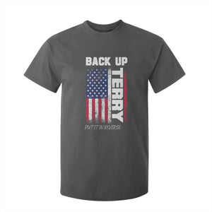 Back It Up Terry Put It In Reverse T Shirt For Kid Funny 4th of July Patriotic American Flag TS10 Dark Heather Print Your Wear