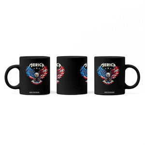 Bald Eagle Merica Coffee Mug USA American Flag Patriotic 4th of July TS10 Print Your Wear