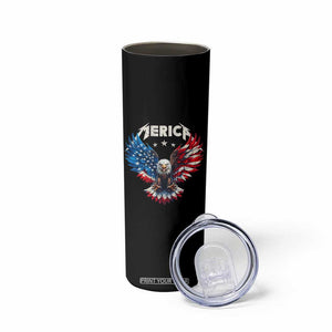 Bald Eagle Merica Skinny Tumbler USA American Flag Patriotic 4th of July TS10 Print Your Wear