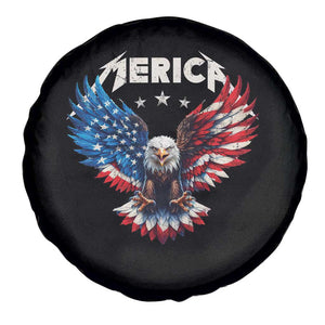 Bald Eagle Merica Spare Tire Cover USA American Flag Patriotic 4th of July TS10 Print Your Wear