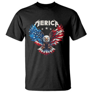 Bald Eagle Merica T Shirt USA American Flag Patriotic 4th of July TS10 Black Print Your Wear
