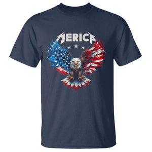 Bald Eagle Merica T Shirt USA American Flag Patriotic 4th of July TS10 Navy Print Your Wear