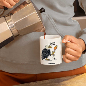 Bald Eagle No Kings In America Coffee Mug No Orange We The People Patriotic Political Statement TS02 Print Your Wear