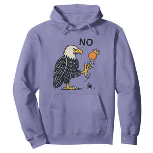 Bald Eagle No Kings In America Hoodie No Orange We The People Patriotic Political Statement TS02 Violet Print Your Wear