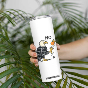 Bald Eagle No Kings In America Skinny Tumbler No Orange We The People Patriotic Political Statement TS02 Print Your Wear