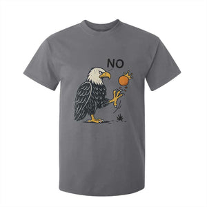 Bald Eagle No Kings In America T Shirt For Kid No Orange We The People Patriotic Political Statement TS02 Charcoal Print Your Wear