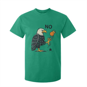 Bald Eagle No Kings In America T Shirt For Kid No Orange We The People Patriotic Political Statement TS02 Irish Green Print Your Wear