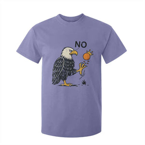Bald Eagle No Kings In America T Shirt For Kid No Orange We The People Patriotic Political Statement TS02 Violet Print Your Wear