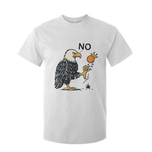 Bald Eagle No Kings In America T Shirt For Kid No Orange We The People Patriotic Political Statement TS02 White Print Your Wear