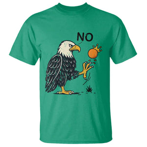 Bald Eagle No Kings In America T Shirt No Orange We The People Patriotic Political Statement TS02 Irish Green Print Your Wear