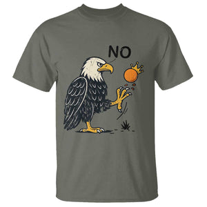 Bald Eagle No Kings In America T Shirt No Orange We The People Patriotic Political Statement TS02 Military Green Print Your Wear