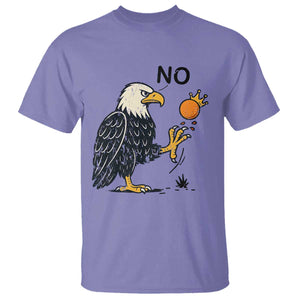 Bald Eagle No Kings In America T Shirt No Orange We The People Patriotic Political Statement TS02 Violet Print Your Wear