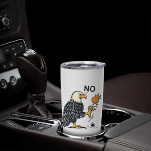 Bald Eagle No Kings In America Tumbler Cup No Orange We The People Patriotic Political Statement TS02 Print Your Wear
