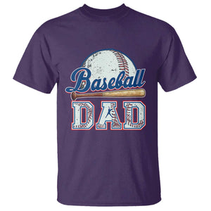 Baseball Dad T Shirt Baseball Sport Lovers For Father's Day TS02 Purple Print Your Wear