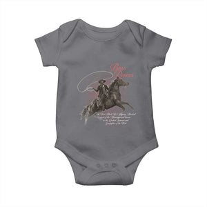 Bass Reeves Baby Onesie African American Cowboy Marshal Black History Month TS11 Charcoal Print Your Wear