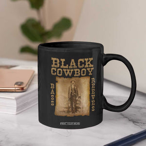 Bass Reeves Coffee Mug Black Cowboy Western Legend Vintage TS02 Print Your Wear