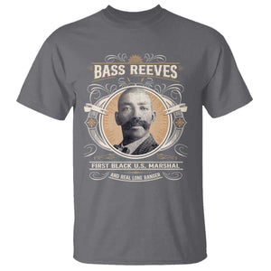 Bass Reeves First Black US Marshal And Real Lone Ranger T Shirt African American Cowboy TS11 Charcoal Print Your Wear