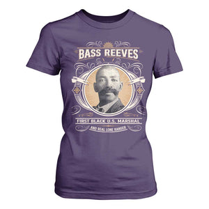 Bass Reeves First Black US Marshal And Real Lone Ranger T Shirt For Women African American Cowboy TS11 Purple Print Your Wear
