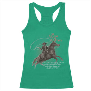 Bass Reeves Racerback Tank Top African American Cowboy Marshal Black History Month TS11 Irish Green Print Your Wear