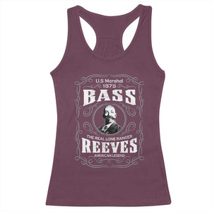 Bass Reeves Racerback Tank Top US Marshal 1875 The Real Lone Ranger American Legend TS11 Maroon Print Your Wear