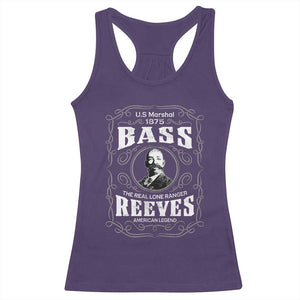 Bass Reeves Racerback Tank Top US Marshal 1875 The Real Lone Ranger American Legend TS11 Purple Print Your Wear