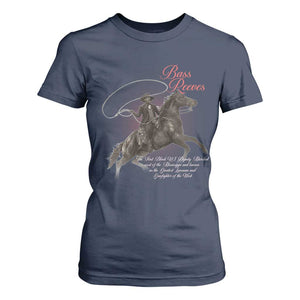 Bass Reeves T Shirt For Women African American Cowboy Marshal Black History Month TS11 Navy Print Your Wear