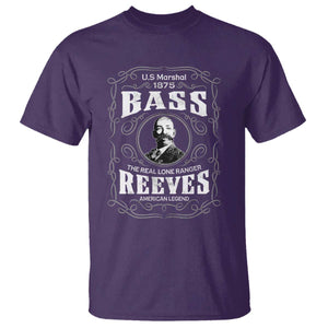 Bass Reeves T Shirt US Marshal 1875 The Real Lone Ranger American Legend TS11 Purple Print Your Wear
