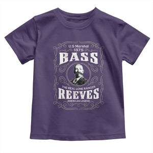 Bass Reeves Toddler T Shirt US Marshal 1875 The Real Lone Ranger American Legend TS11 Purple Print Your Wear