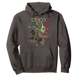 Battle of Puebla Cinco De Mayo Hoodie May 5 1862 Mexican History TS10 Dark Chocolate Print Your Wear