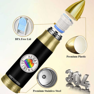 Be Gay Do Crime Rainbow Chameleon LGBTQ Pride Flag Bullet Tumbler TS10 Print Your Wear