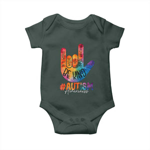 Be Kind ASL Autism Awareness Baby Onesie Love Sign Language Hand Tie Dye TS10 Print Your Wear